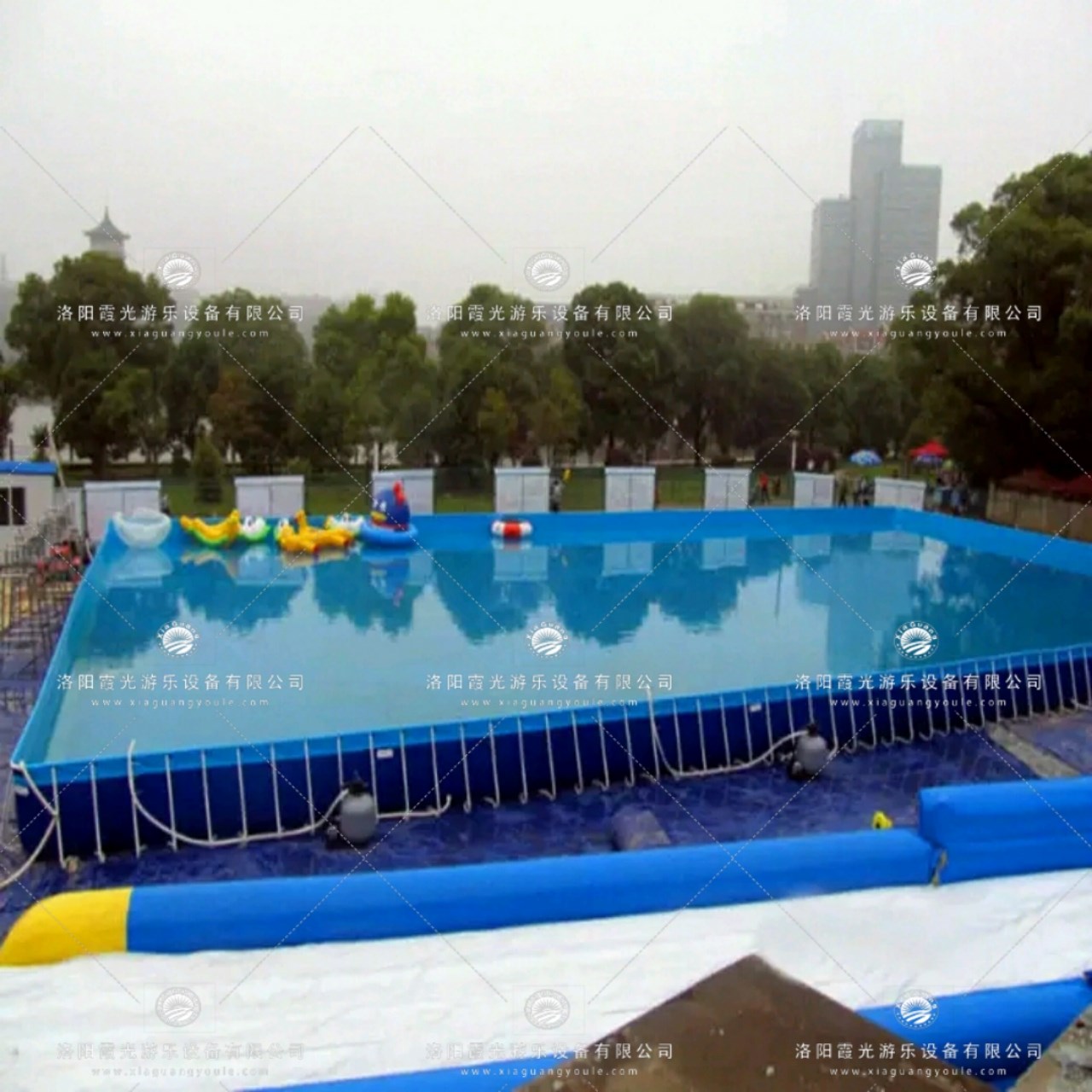 印江大型支架游泳池